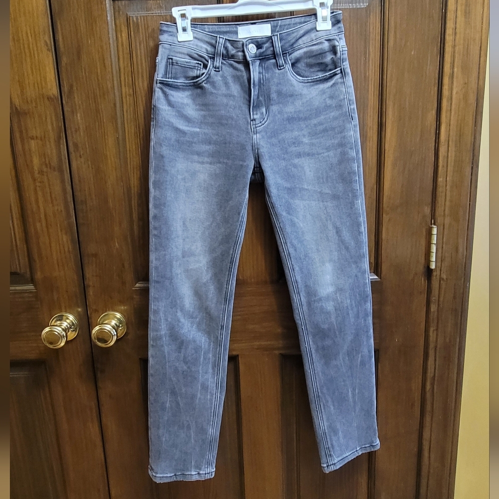 Vervet Blue Classic Gray Women's Jeans Sz 26 W27 R 10  L 25